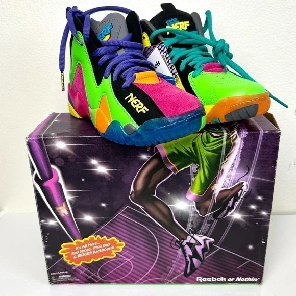 Reebok Shoes Reebok Kamikaze Ii Nerf Nerfoop Basketball Shoes
